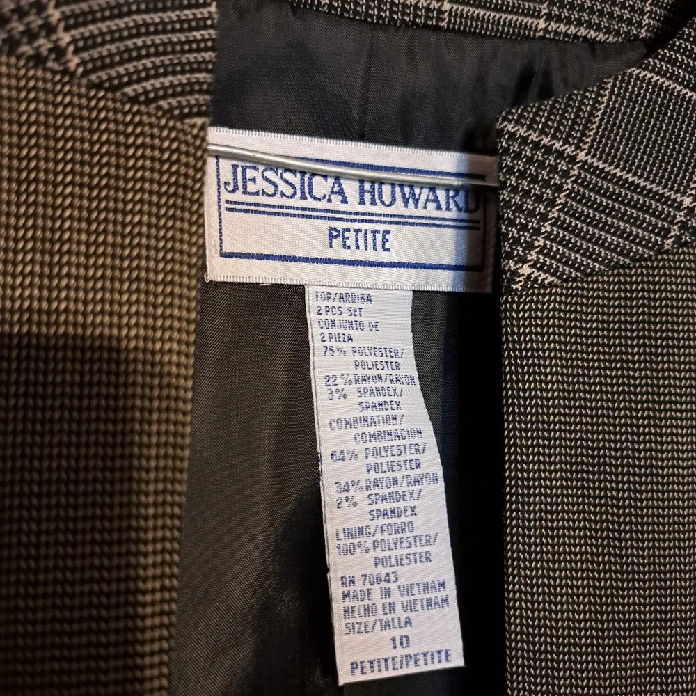 Jessica Howard petite two piece belted dress. Size 10. New with tags - Picture 9 of 12